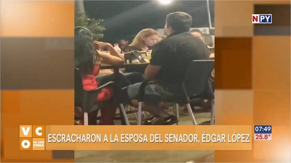 Escrachan a "nepo-lapa" del senador Édgar López - Noticias Paraguay