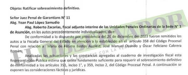 Por “duda insuperable” ratifican pedido de sobreseimiento para médicos en caso Renato