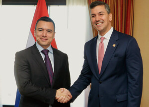 Paraguay expresa a Ecuador todo su apoyo en la lucha contra el crimen organizado - El Trueno