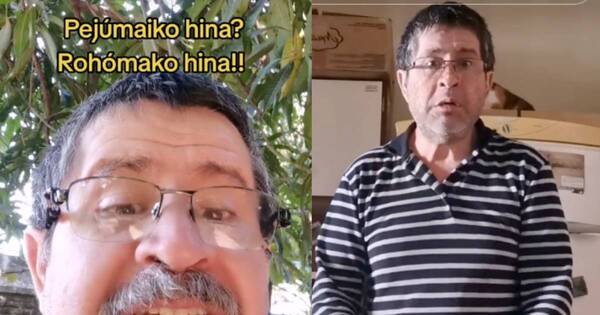 La Nación / Actor paraguayo se popularizó en TikTok por enseñar guaraní