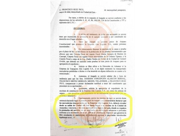 Empresa de transporte pide amparo para circular sin controles aduaneros y tributarios · Radio Monumental 1080 AM