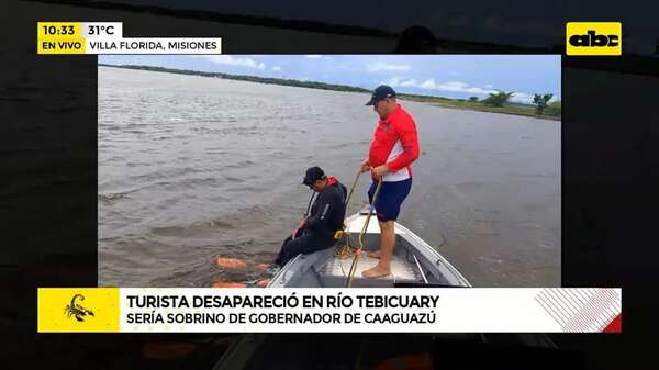 Video: Turista desapareció en Río Tebicuary - ABC Noticias - ABC Color