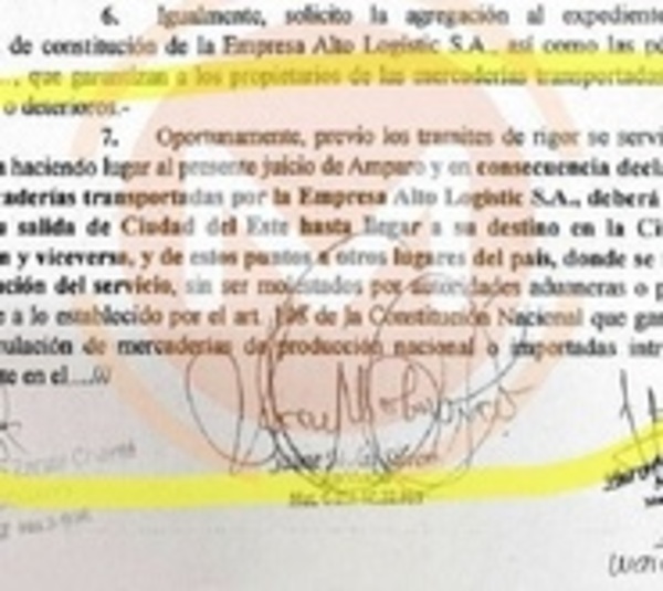 Transportadora presentó un amparo para "no ser molestados" en su viaje - Paraguay.com