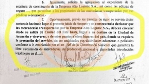 Transportadora presentó un amparo para "no ser molestados" en su itinerario CDE - Asunción - Noticias Paraguay