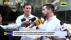 Video: Suspenden licitación para ampliar Congreso  - ABC Noticias - ABC Color