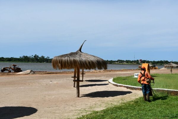 Pretenden rehabilitar la playa Tacuru Pucu en los próximos días - ADN Digital