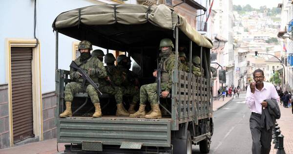 Diario HOY | 370 paraguayos en el escenario de guerra de Ecuador contra el narco