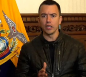 Presidente de Ecuador alega estado de guerra - Paraguay.com
