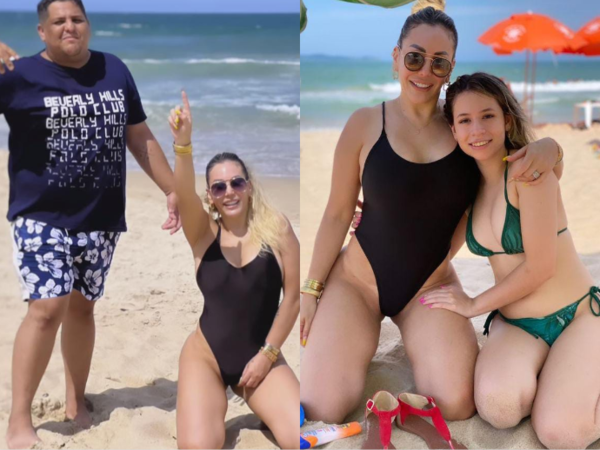 Ruth Alcaraz se llevó de vacaciones a su hija y a su estilista