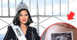 La Nación / ¡Bebé en camino! La Miss Universo 2023 inició el año con buena nueva