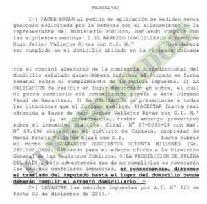 Otorgan arresto domiciliario a policía imputado por levantar código rojo de Gianina García