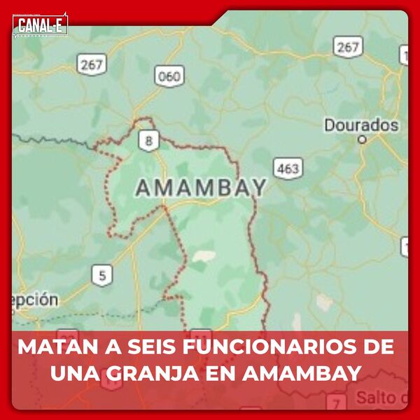 Seis muertos tras ataque a una granja en Amambay