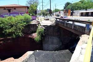 Lambaré: lluvias pospusieron inicio de obras para evitar desbordes en puente - Nacionales - ABC Color