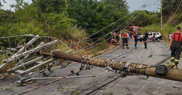 La Nación / Lluvias intensas en San Pablo causan dos muertos y apagones