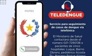 Salud implementa “Teledengue” para atención a pacientes vía telefónica