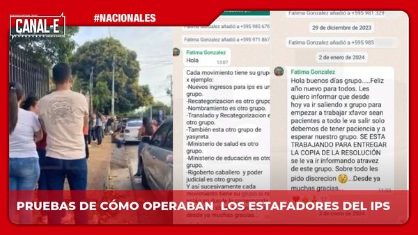 PRUEBAS DE CÓMO OPERABAN LOS ESTAFADORES DEL IPS