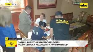Video: Supuestos estafadores de IPS - ABC Noticias - ABC Color