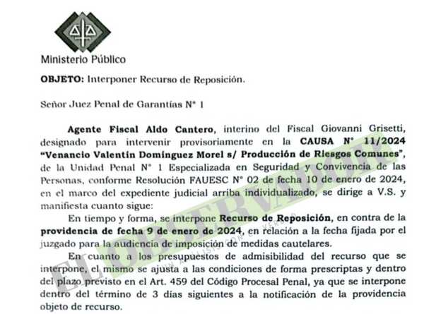 Fiscal solicita adelantar audiencia de imposición al abogado “Leopardo”