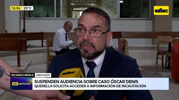 Video: Suspenden audiencia sobre caso Óscar Denis - ABC Noticias - ABC Color