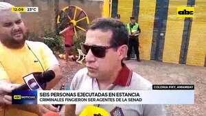 Video: Seis personas ejecutadas en estancia  - ABC Noticias - ABC Color