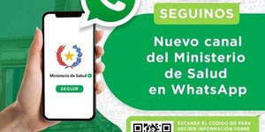 Ministerio de Salud lanza canal en WhatsApp para informar a la ciudadanía
