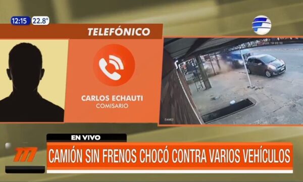 Esquivó un auto, pero chocó contra dos | Telefuturo