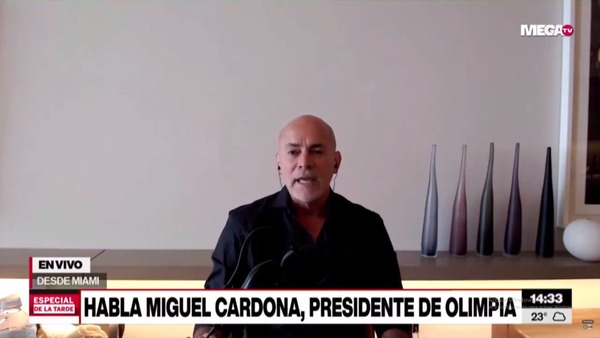 Olimpia volverá a contratar: Cardona anunció que se levantó la sanción de FIFA - Megacadena - Diario Digital