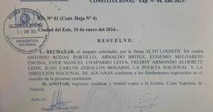 La Nación / Rechazan amparo pedido por transportadora para que la DNIT ya no controle sus cargas