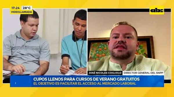 SNPP: cupos llenos para cursos de verano gratuitos - Factor Clave - ABC Color