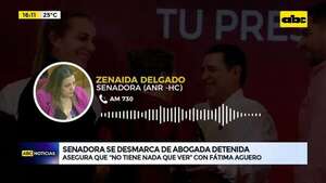 Video: Zenaida Delgado se desmarca de abogada detenida  - ABC Noticias - ABC Color