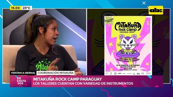 Mitakuña Rock Camp Paraguay: una semana de colonia y mucho aprendizaje - Ensiestados - ABC Color