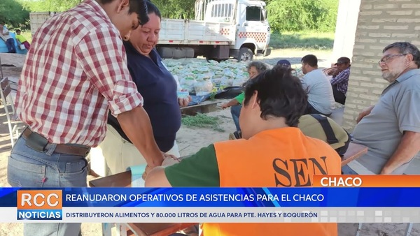 Reanudaron asistencias para el Chaco paraguayo con provisiones de agua y alimentos