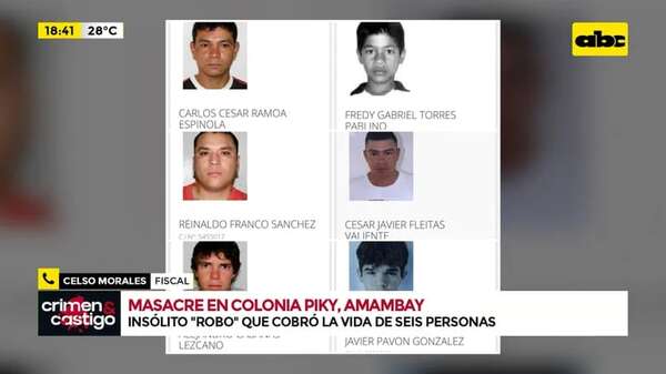 Masacre en Amambay: Insólito ‘’robo’' que cobró la vida de seis personas - Crimen y castigo - ABC Color