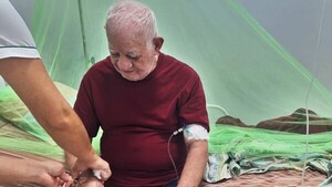 Superó a la enfermedad. Alfredo Torales (79) estuvo internado tres días en Clínicas.