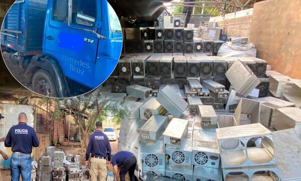 DNIT incautó unas 500 máquinas mineradoras de criptomonedas durante operativo de control – Diario TNPRESS