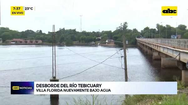 Video: Desborde de río Tebicuarymí - ABC Noticias - ABC Color