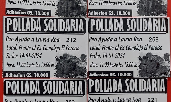 Harán pollada para costear gastos de internación de esposa de Juan Gallito Estigarribia