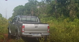 Masacre en Amambay: Criminales abandonaron la camioneta robada - ADN Digital