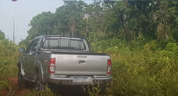 Masacre en Amambay: Criminales abandonaron la camioneta robada - ADN Digital