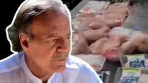 [VIDEO] ¡Ndi! A Julio Iglesias le decomisaron todo su avío en Punta Cana