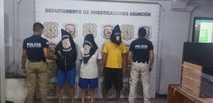 Detienen a sujetos que hurtaron en una universidad