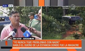 Dueño de estancia dice no tener problemas con otros | Telefuturo