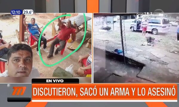 Discutieron y baleó a su compañero de trago | Telefuturo