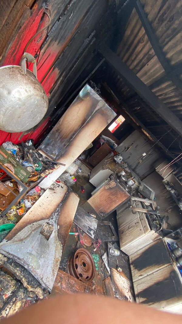 Vivienda del barrio General Díaz ardió en llamas a causa de fuga de gas - Radio Imperio 106.7 FM