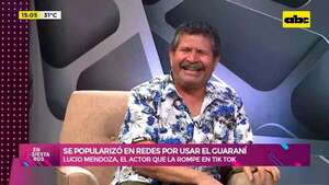 Se popularizó en redes por usar el guaraní: Lucio Mendoza, el actor que la rompe en Tik Tok - Ensiestados - ABC Color