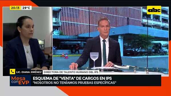 Video: esquema de ‘’venta’' de cargos en IPS - Mesa de Periodistas - ABC Color