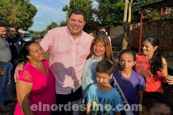 Más Desarrollo: En Pedro Juan Caballero, Gobernación de Amambay realiza mejoras en Fracción Santa Ana del barrio Obrero - El Nordestino