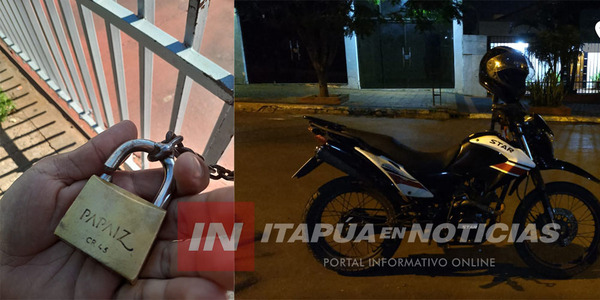 HURTAN MOTOCICLETA DE UN INQUILINATO EN LA CIUDAD DE ENCARNACIÓN - Itapúa Noticias