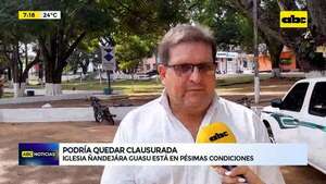 Video: Iglesia podría quedar clausurada - ABC Noticias - ABC Color