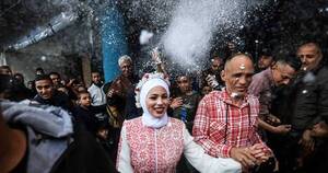 La Nación / Una boda en Gaza
